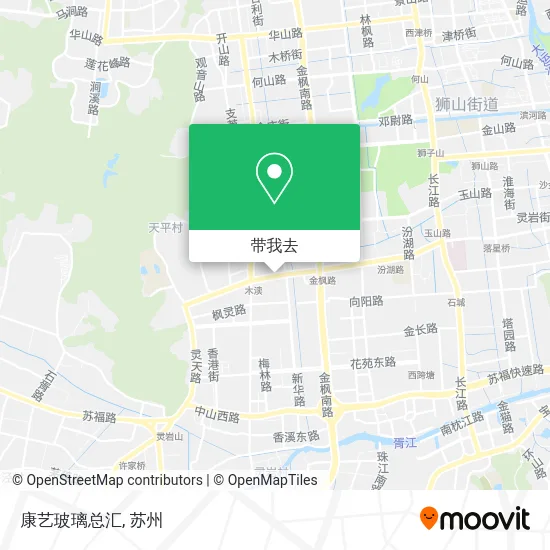 康艺玻璃总汇地图