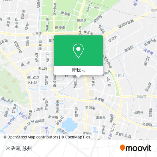 常浒河地图