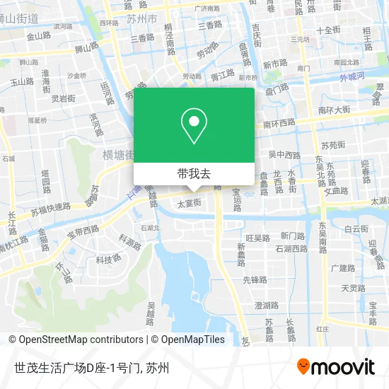 世茂生活广场D座-1号门地图