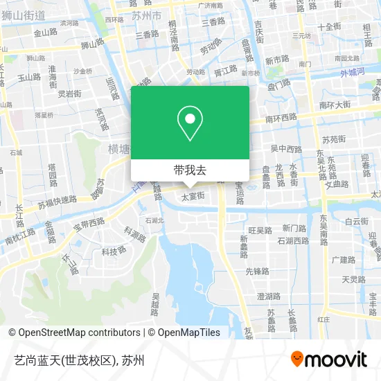 艺尚蓝天(世茂校区)地图