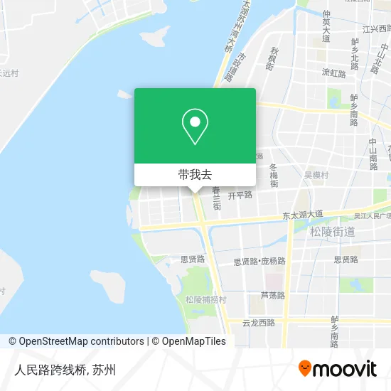 人民路跨线桥地图