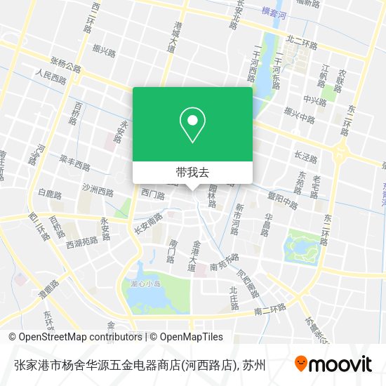 张家港市杨舍华源五金电器商店(河西路店)地图