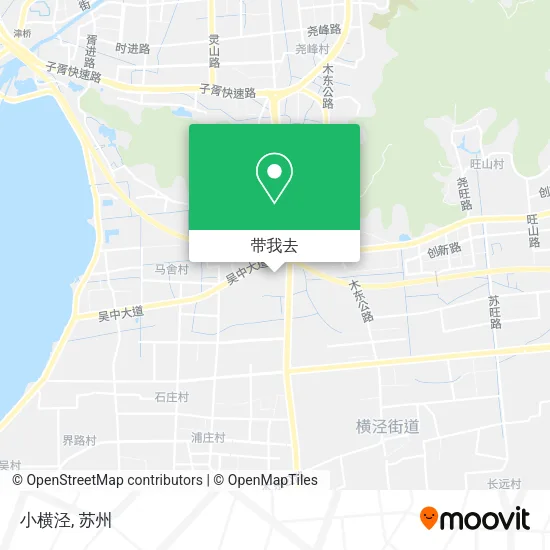 小横泾地图