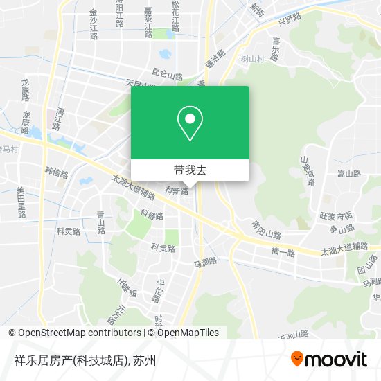 祥乐居房产(科技城店)地图