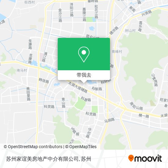 苏州家谊美房地产中介有限公司地图