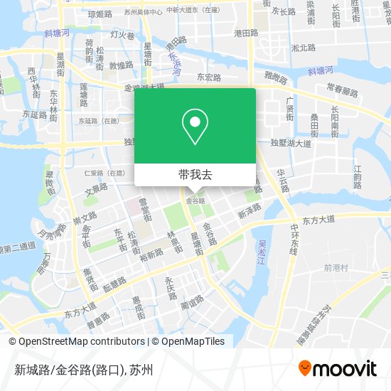 新城路/金谷路(路口)地图