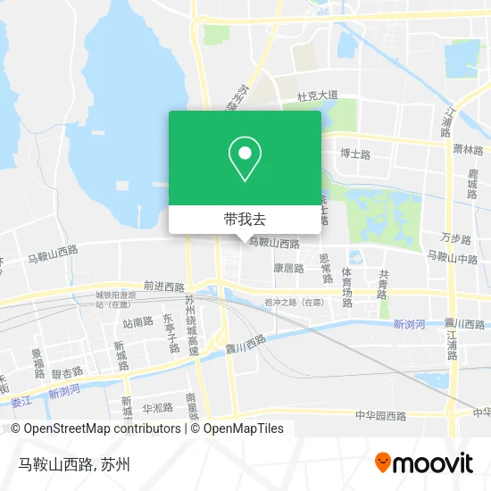 马鞍山西路地图
