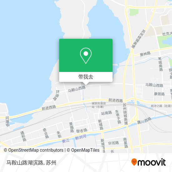 马鞍山路湖滨路地图