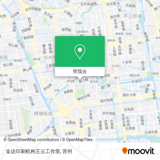金达印刷机构王云工作室地图
