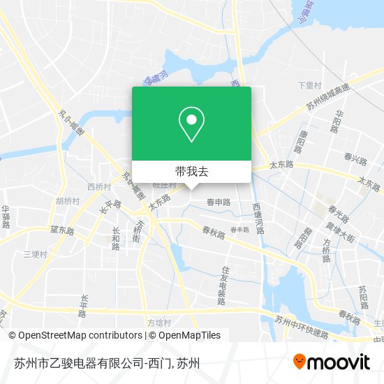 苏州市乙骏电器有限公司-西门地图