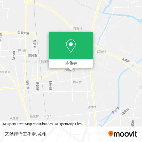 乙皓理疗工作室地图
