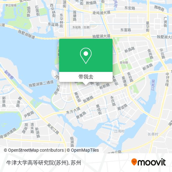 牛津大学高等研究院(苏州)地图