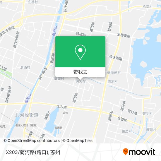 X203/骑河路(路口)地图