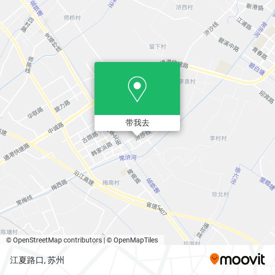 江夏路口地图