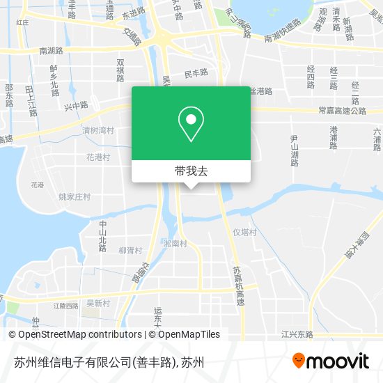 苏州维信电子有限公司(善丰路)地图