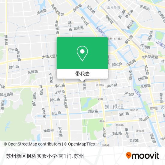 苏州新区枫桥实验小学-南1门地图