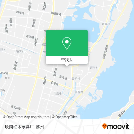 欣圆红木家具厂地图