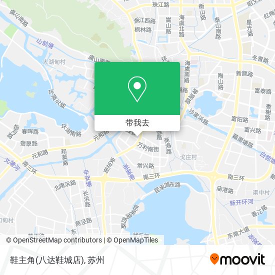 鞋主角(八达鞋城店)地图