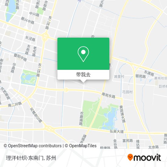 理洋针织-东南门地图
