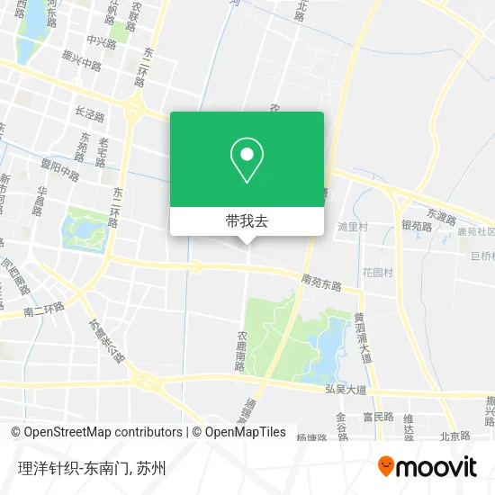 理洋针织-东南门地图