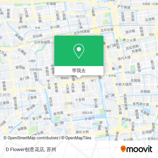 D Flower创意花店地图