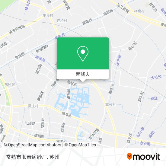 常熟市顺泰纺纱厂地图
