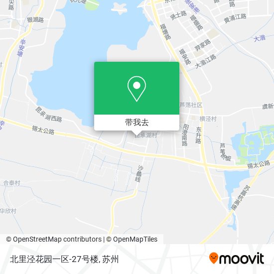 北里泾花园一区-27号楼地图