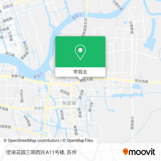 澄湖花园三期西区A11号楼地图