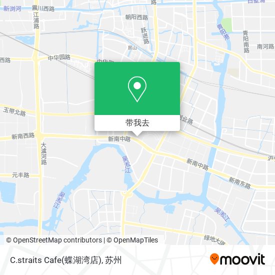 C.straits Cafe(蝶湖湾店)地图