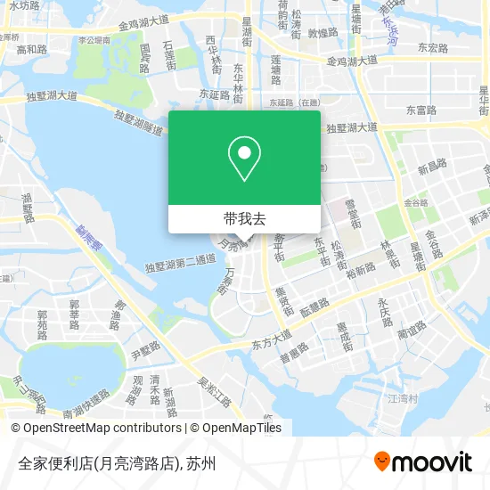 全家便利店(月亮湾路店)地图