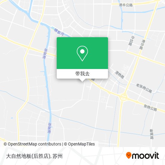 大自然地板(后胜店)地图