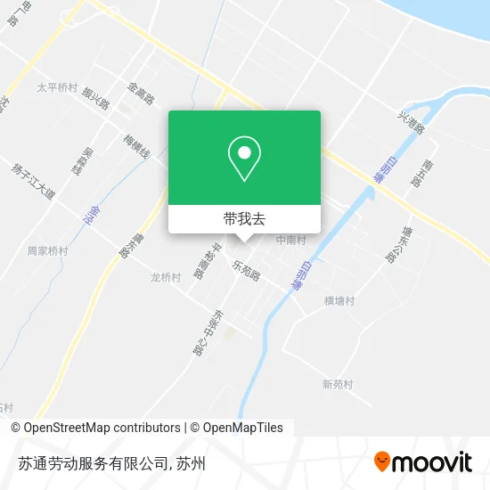 苏通劳动服务有限公司地图