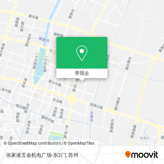 张家港五金机电广场-东2门地图