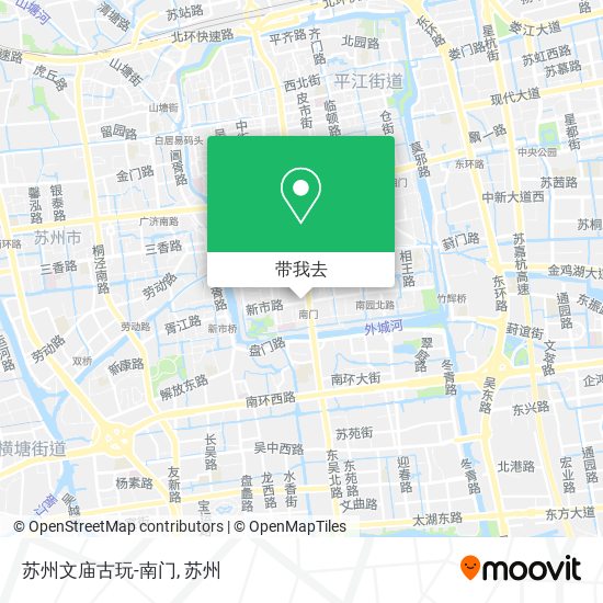 苏州文庙古玩-南门地图