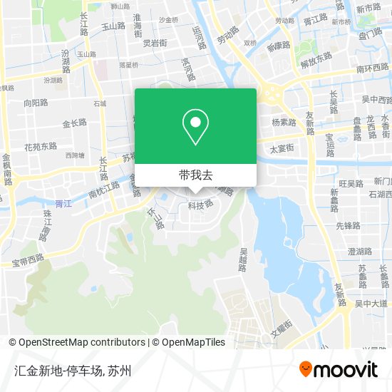 汇金新地-停车场地图