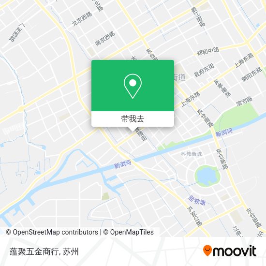 蕴聚五金商行地图
