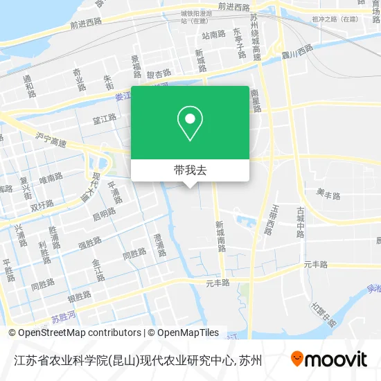 江苏省农业科学院(昆山)现代农业研究中心地图