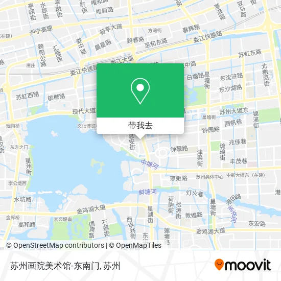 苏州画院美术馆-东南门地图