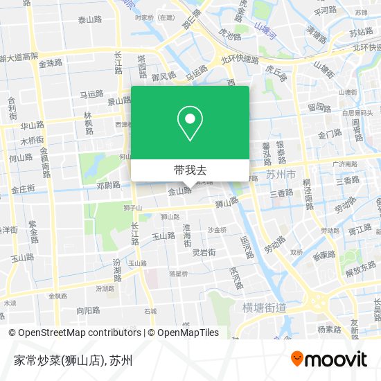 家常炒菜(狮山店)地图