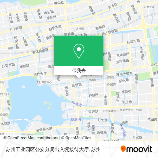 苏州工业园区公安分局出入境接待大厅地图