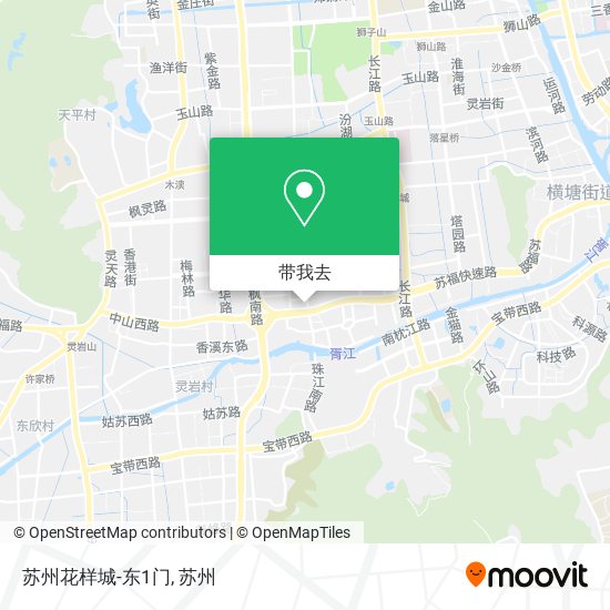 苏州花样城-东1门地图