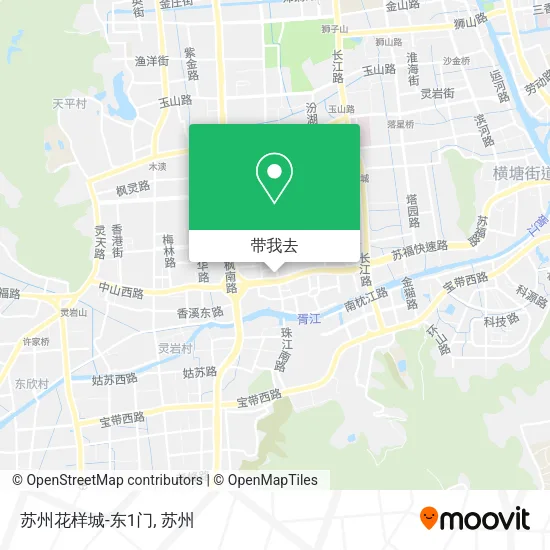 苏州花样城-东1门地图