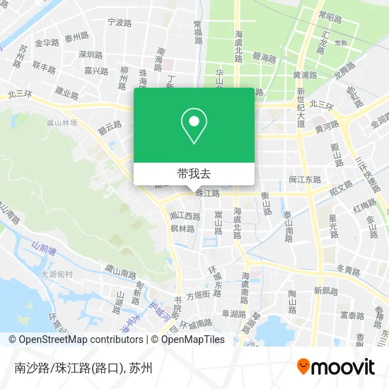 南沙路/珠江路(路口)地图