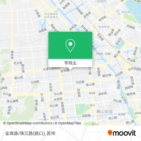 金珠路/珠江路(路口)地图