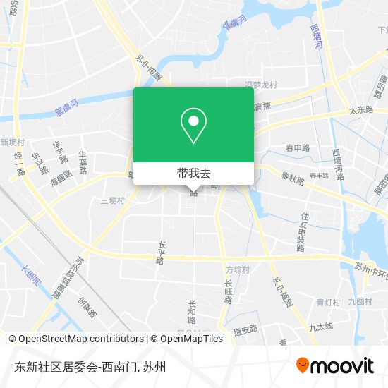 东新社区居委会-西南门地图