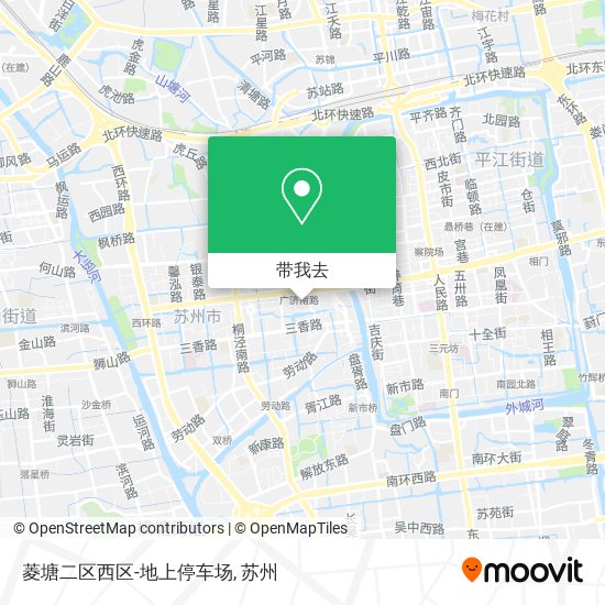 菱塘二区西区-地上停车场地图