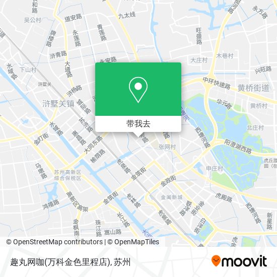 趣丸网咖(万科金色里程店)地图