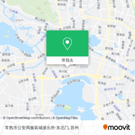 常熟市公安局服装城派出所-东北门地图