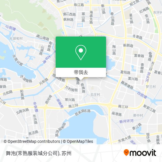 舞泡(常熟服装城分公司)地图