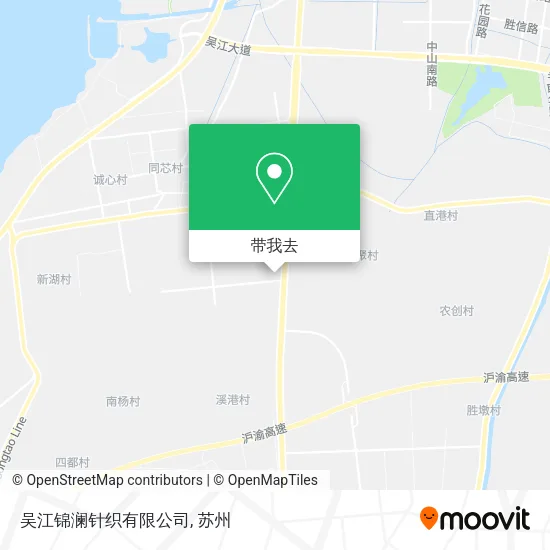 吴江锦澜针织有限公司地图